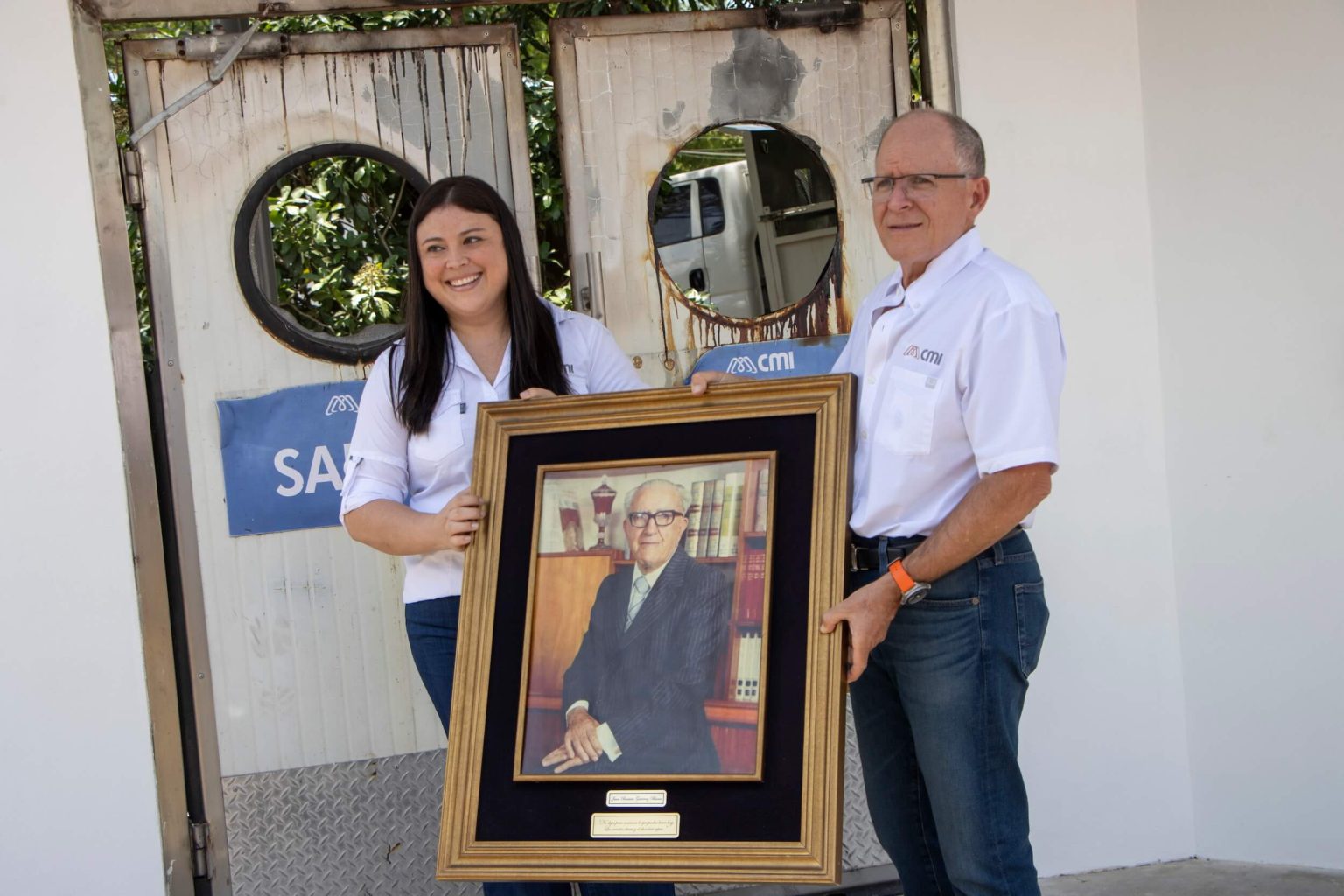 Inaugurando la ampliación de la planta San Miguel en Costa Rica