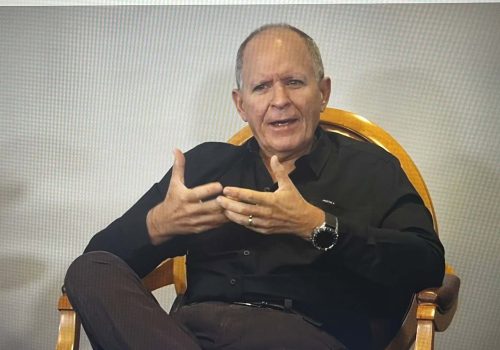 Participando en un townhall de CMI